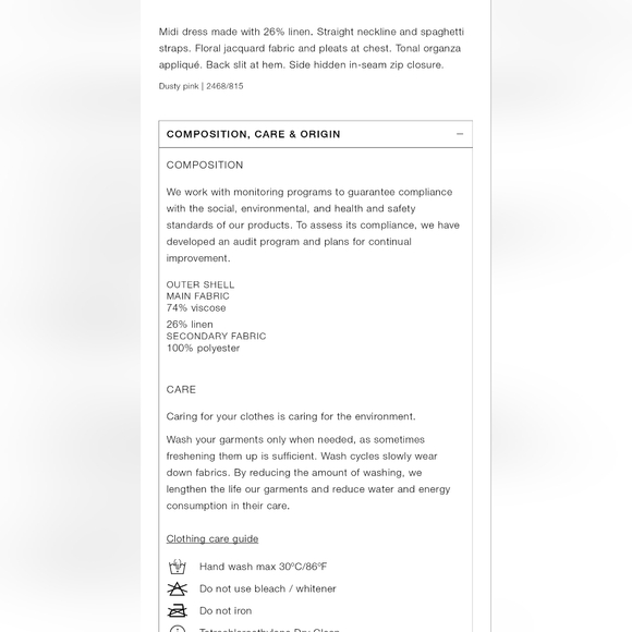 BNWT! Zara flowy dress with cape ZW collection - Picture 8 of 8